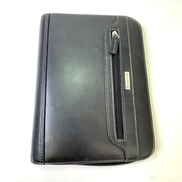 Franklin Covey  Zip Around Classic Planner  7 Ring  10.5" X 8" Black - Picture 2 of 14